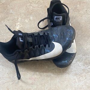 Nike Black and Blue track Shoes